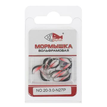 Мормышка вольф. SKYFISH "Рижский банан", крашеная №20-3.0-N27P